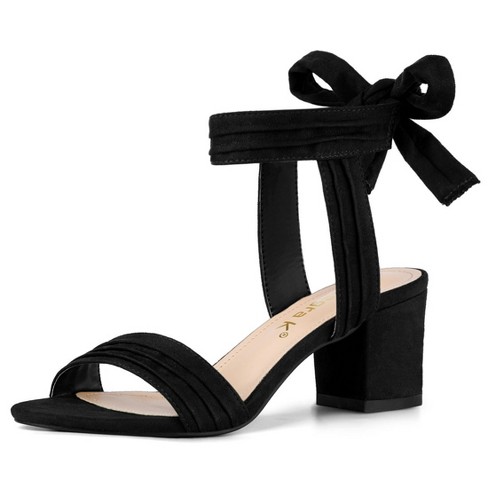 Target black block on sale heels