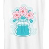 Women's - Instant Message - Funky Vase With Flowers Short Sleeve Graphic T-Shirt - 2 of 4