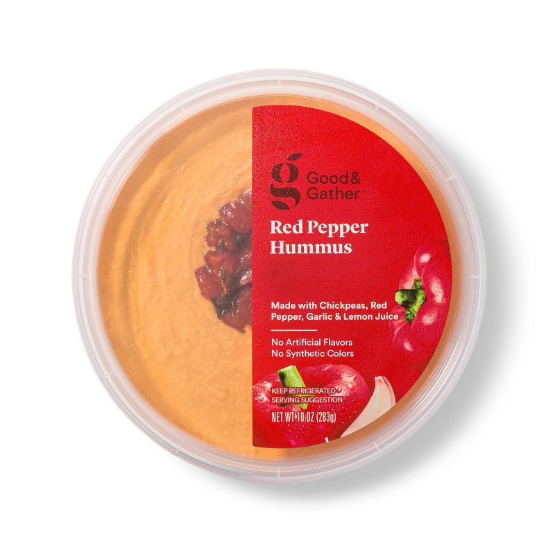 Red Pepper Hummus - 10oz - Good & Gather&#8482;, 1 of 8
