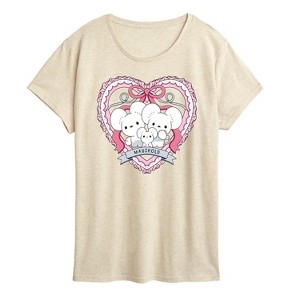 Women's - Pokémon - Maushold 3 Coquette Short Sleeve Graphic T-Shirt - 1 of 4