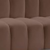 brown vegan leather