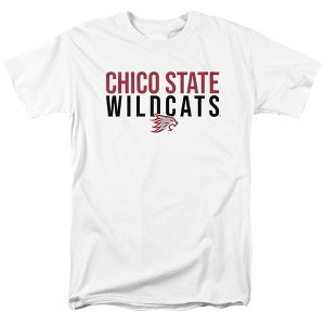 Men's California State University Chico Official Stacked T-Shirt - 1 of 4