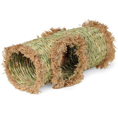Prevue Pet Products 1098 Nature's Hideaway Grass Tunnel Toy, 13.5" x 6 "