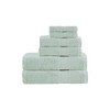 6Pcs 100% Organic Cotton Solid Color Bath Towel Set, Heavy Weight Ultra Soft and Absorbent Bath Towel - 2 of 4