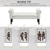 Vynxaria 52" Linen Upholstered End of Bed Bench ¨C Chic Comfort for Any Space - 2 of 4