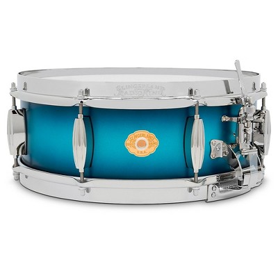 Slingerland Limited-Edition Radio King Specialty Lacquer Maple Snare Drum Level 2 14 x 5 in., Blue & Silver Lacquer 197881283469