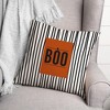 Creative Products Boo Black and White Stripes 18 x 18 Indoor / Outdoor Pillow - 3 of 3