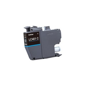 Brother LC401 Cyan Standard Yield Ink Cartridge Prints Up to 200 Pages (LC401CS) - 1 of 3