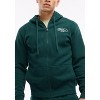 Peloton Unisex Soft Fleece Full Zip Hoodie, Deep Pine - 4 of 4