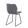 Set of 2, Leather Dining Chair with High-Density Sponge, PU Chair Kitchen Stools for Dining room,homes, kitchens - 4 of 4