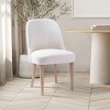 WestinTrends Mid-Century Modern Upholstered Boucle Dining Chair - 2 of 4