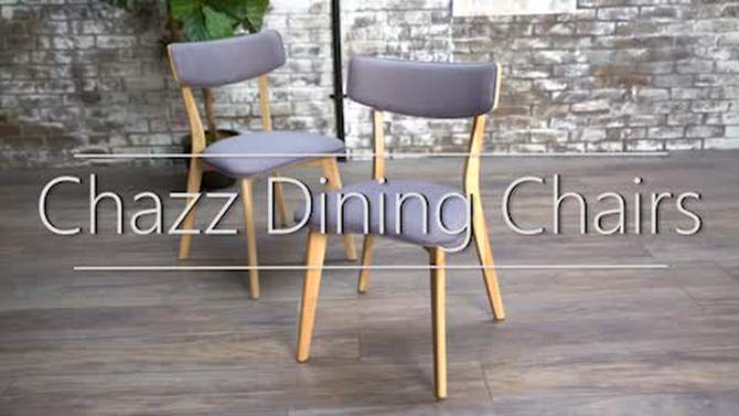 Set of 2 Chazz Mid-Century Dining Chair - Christopher Knight Home, 2 of 13, play video
