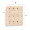 Allegra K Women's 3 Hook 3 Row Stretchy Bra Strap Extenders Hooks Bra Band - 3 of 4