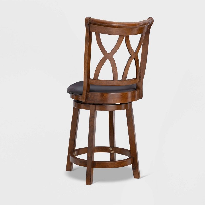 Madison Counter Height Barstool Rustic Oak - Powell Company, 6 of 13