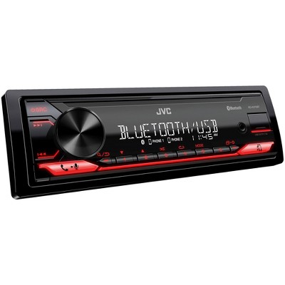 JVC KD-X270BT Digital Media Receiver featuring Bluetooth, Front USB, JVC Remote App Compatibility