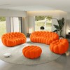 WJSHome Bubble Sofa Curved Couch Set, Breathable Mesh Fabric Bean Bag Sofa ( 1 Seater, 2 Seater, 3 Seater, Ottoman) - 2 of 4