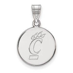 Black Bow Jewelry 14k White Gold Cincinnati Bearcats NCAA Medium Pendant - 1 of 3