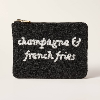 Champagne & French Fries Beaded Clutch - kate spade new york x Target Black/White
