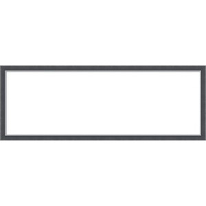 Amanti Art Eva Black Silver Thin Framed Dry Erase Magnetic Board - 1 of 4