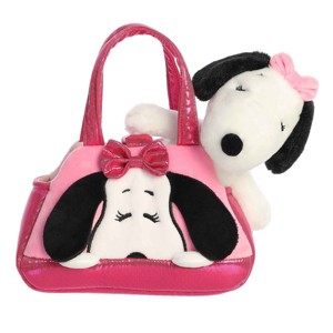 Aurora Small Fancy Pals Peek-A-Boo Belle Peanuts Adorable Stuffed Animal Pink 8" - 1 of 4