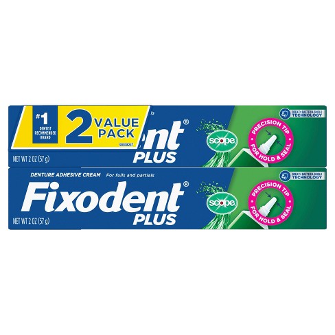 FIXODENT Pro Plus Duo Action - Crème Adhésive Premium Extra Forte
