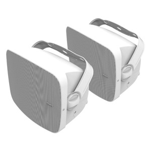 Klipsch RSM-525 Indoor/Outdoor Surface Mount Speakers with 5.25" Woofer - Pair (White) - 1 of 4