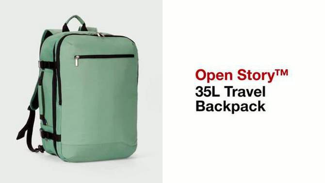 35L Travel Backpack - Open Story™, 2 of 12, play video