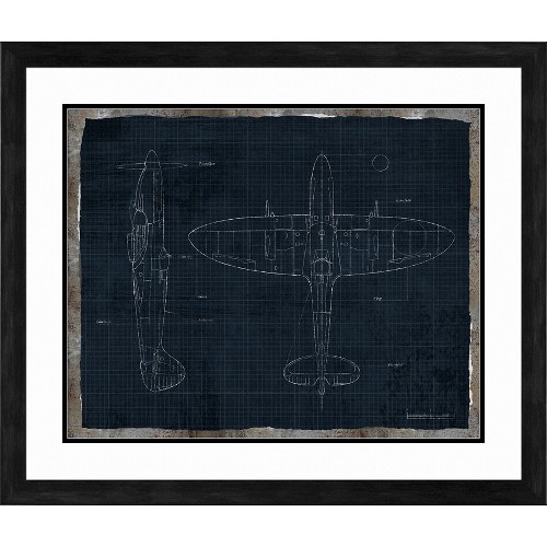 Fighter Plane Wall Art, framed wall poster prints