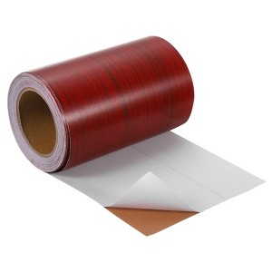 Unique Bargains Wood Grain Self Adhesive Waterproof PVC Repair Tape Red Cherry 1 Pc - 1 of 3