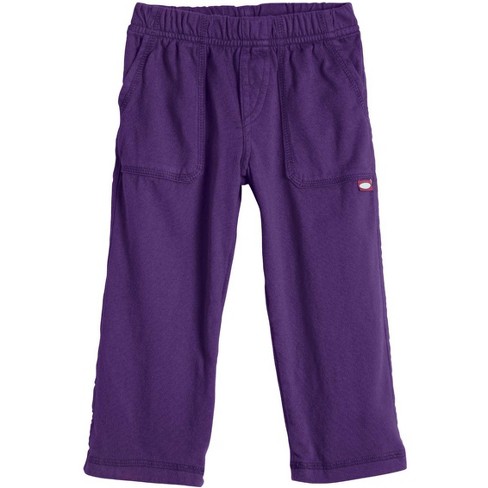 City Threads Boys Usa-made Soft Cotton 3-pocket Jersey Pants - Upf 50+