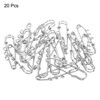 Unique Bargains Metal Decorative DIY Women's Clothing Dress 3 Holes Sewing Brooch Pins 20 Pcs - 3 of 4