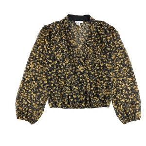 bar III Womens Printed Top Floral Pullover Blouse - 1 of 2