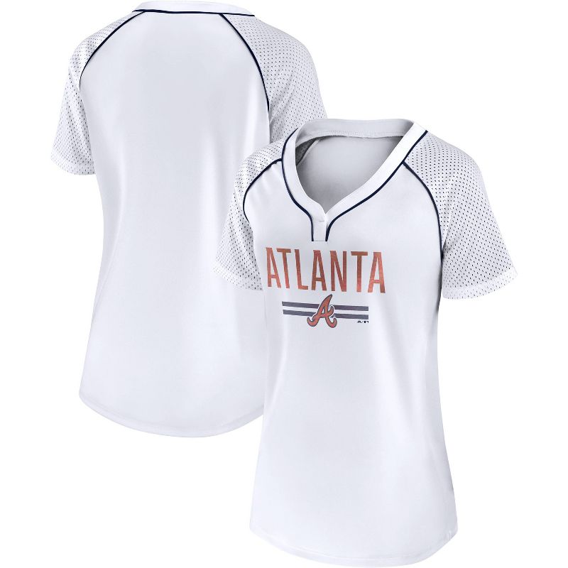 MLB Atlanta Braves Women&#39;s Short Sleeve Jersey, 3 of 4