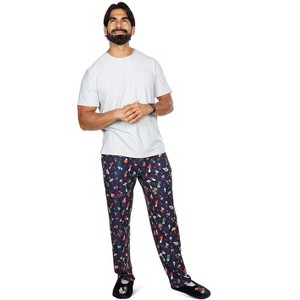 Memoi Men's Mushrooms Two Piece PJ Set in a Bag - 1 of 4