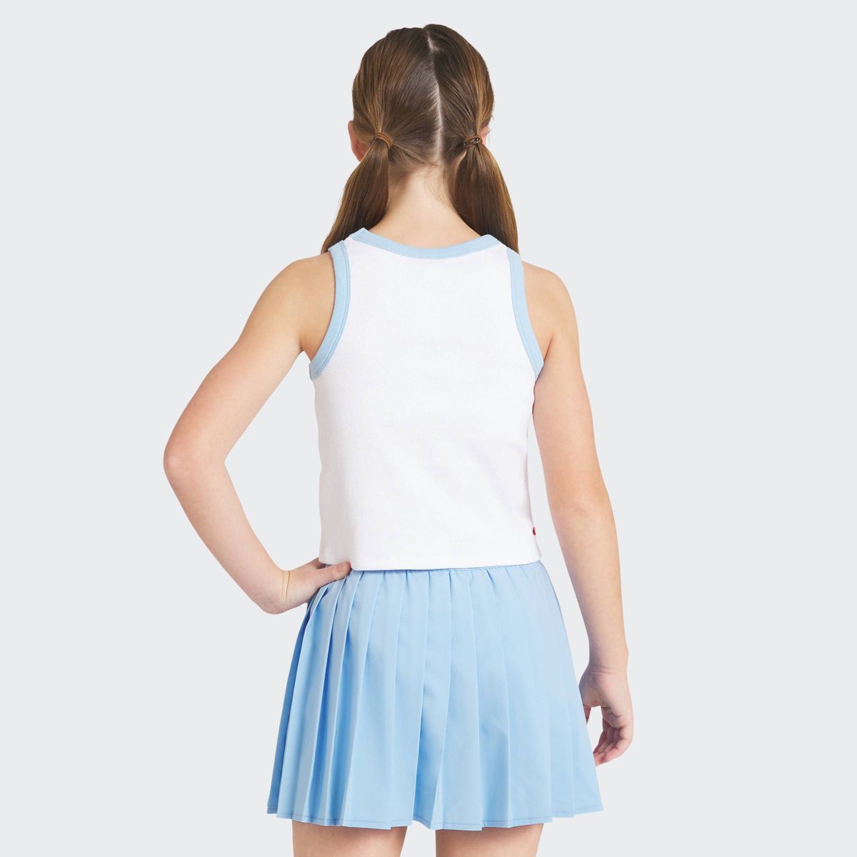 Champion Girls' Graphic High Neck Ribbed Tank Top - thumbnail 5