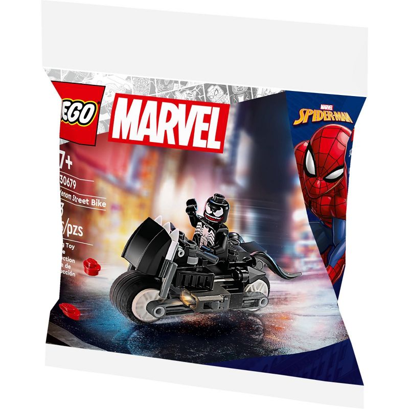LEGO Marvel Venom Street Bike Building Toy 30679, 2 of 4