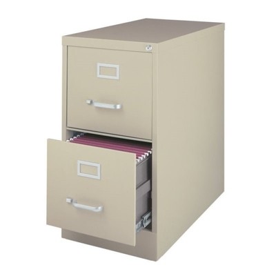 2 Drawer Iron City Lateral File Cabinet Checked Oak - Sauder