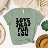 Simply Sage Market Women's Love That For You Short Sleeve Graphic Tee - 2 of 2