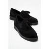 Alex - Black Suede Leather Tassel Loafers (Women) | Forever & Always Shoes - 2 of 4