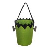 Transpac Felt Frankenstein Candy Bucket and Serving Bowl Halloween Decor Green Tabletop Decoration Indoor Gift Hostess Fun - 3 of 3
