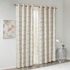 PAGED Metallic Print Total Blackout Curtains for Bedroom,Window Curtain Panels with Grommet Top,Curtains for Living Room,Machine Washable - 2 of 4