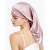 Mommesilk 22 Momme Pure Long Silk Hair Bonnet - 2 of 4