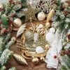 Aoibox 100 Pack Shatterproof Christmas Ball Ornaments Assorted Hanging Tree Decor Set with Reusable Gift Box for Holiday Home Gold - 3 of 4