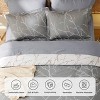 7 Pcs Comforter Sets Floral & Tree Branch Pattern Printed Bedding sets - 3 of 4