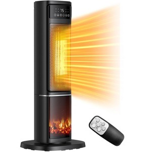 SKONYON Portable Oscillating PTC Ceramic Space Heater 1500W 12H Timer Remote Control - 1 of 4