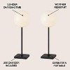 JONATHAN Y Allie Modern Minimalist Indoor/Outdoor Metal Globe Rechargeable/Cordless Dimmable Integrated LED Table Lamp with Touch Sensor - 3 of 4