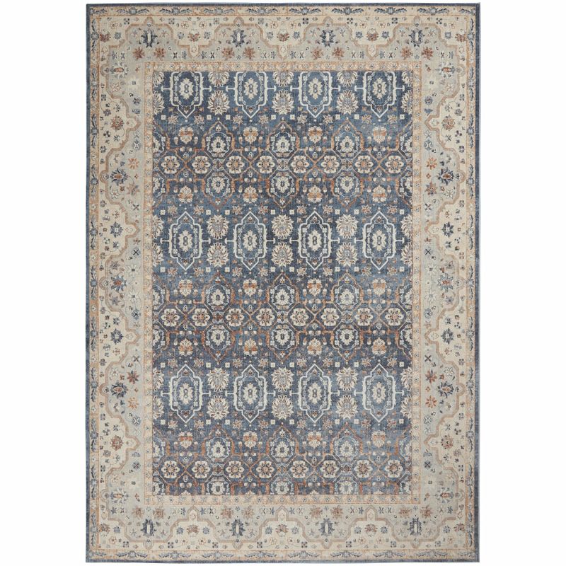 Nourison Malta Bordered Floral Traditional Indoor Area Rug, 1 of 9
