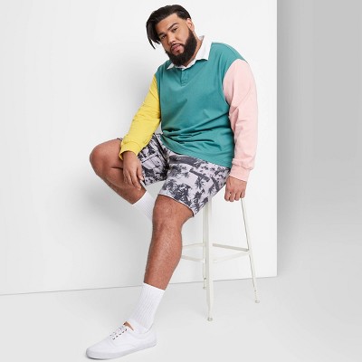 mens big and tall jogger shorts