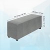 Unique Bargains Polyester Rectangular Stretchy Elastic Stool Cover - 2 of 4