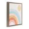 Stupell Industries Retro Rising Sun Rainbow Arches, 18" x 18" - 3 of 4